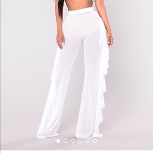 See through cover up pants